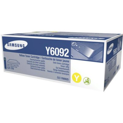 Samsung CLT-Y6092S Toner, Yellow Single Pack CLT-Y6092S/ELS Samsung CLT-Y6092S Toner, Yellow Single Pack CLT-Y6092S/ELS
